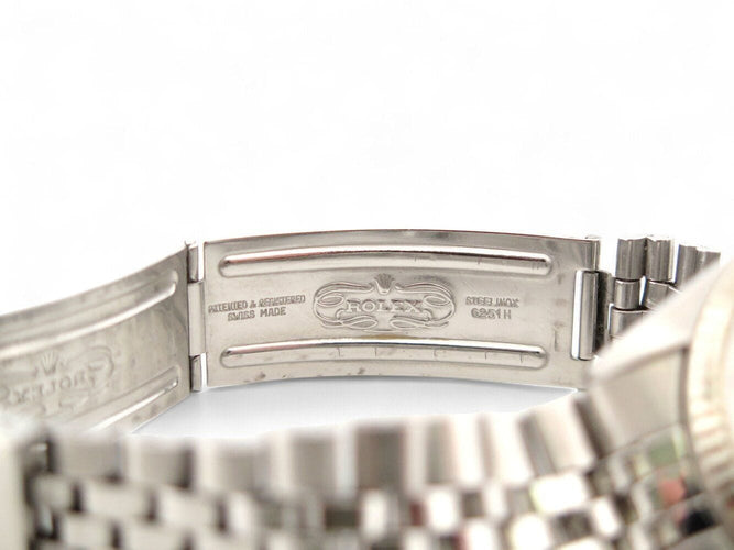 Montre vintage montre ROLEX oyster datejust 1601 36 mm acier jubile automatique 58 Facettes 270144