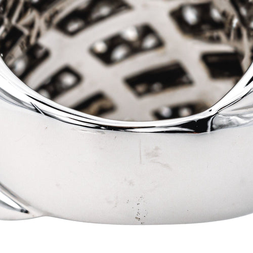 Bague 52 Damiani Bague Cocktail Gomitolo Or blanc Diamant 58 Facettes 4270297RV