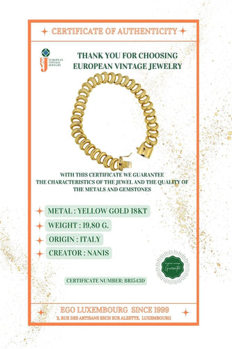 Bracelet Bracelet souple en or jaune 58 Facettes