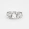 Bague 53 Bague en or gris diamants 58 Facettes ALGU30