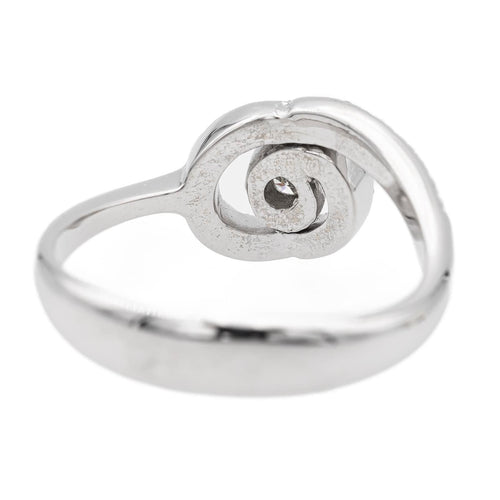 Bague 54 Bague Or blanc Diamant 58 Facettes 2328932CN