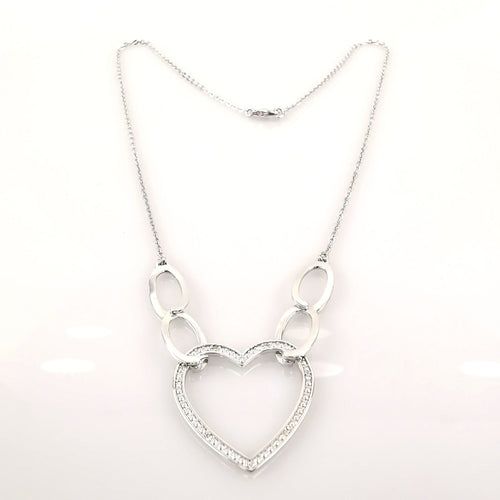 Collier Collier maille forçat, or et diamants 58 Facettes