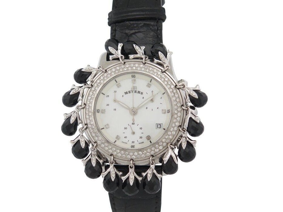 Reloj MEYERS lady mouna-on 36mm acero diamantes cuarzo