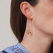 Boucles d'oreilles Vivianna Torun Bülow-Hübe pour Georg Jensen - boucles d'oreilles or et citrine 58 Facettes