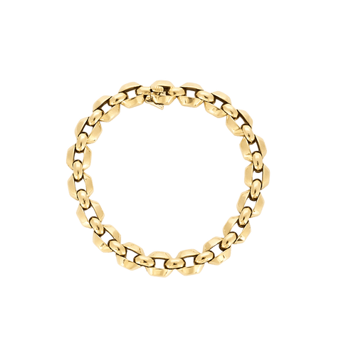 CARTIER - "FOXTROT" bracelet in yellow gold 