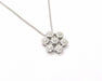 Collier Collier en or blanc et diamants 58 Facettes