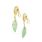 Boucles d'oreilles Boucles d'oreilles en jade et diamant 58 Facettes 37433