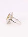 Bague 51 Bague cocktail or blanc citrine 5 carats diamants 58 Facettes J416