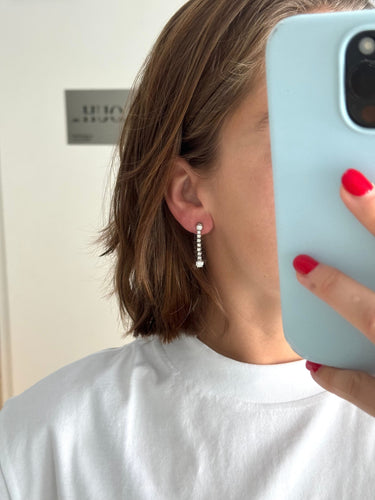 Boucles d'oreilles Long diamond earrings 58 Facettes