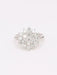 Bague 55 Bague fleur or blanc diamants 58 Facettes J602