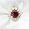 Bague Bague avec rubis de Birmanie de 3,24 ct et diamants 58 Facettes