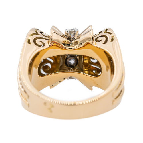 Bague 55 Bague Tank Or rose Diamant 58 Facettes 3105050CN