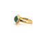 Bague 57 Bague Cabochon Or Jaune 18k & Émeraude 58 Facettes 81-GS28795