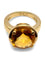Bague Poiray modèle Filles or jaune et citrine