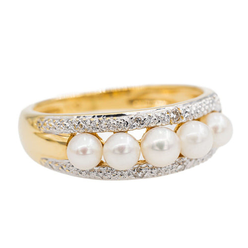 Bague 49.5 Bague Or jaune Perle 58 Facettes 2962332CN