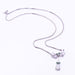 Collier Collier en or blanc, opale, diamants et émeraude 58 Facettes D364084JC