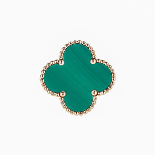 Bague Van Cleef & Arpels - Bague Magic Alhambra Malachite Or Jaune 58 Facettes 2.19275