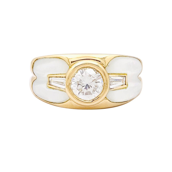 Bague 57 Bague Mauboussin "Nadia" or jaune, diamant, nacre. 58 Facettes 34017