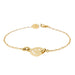 Bracelet O.J. Perrin Bracelet Coeur légende Or jaune 58 Facettes 3560853CN