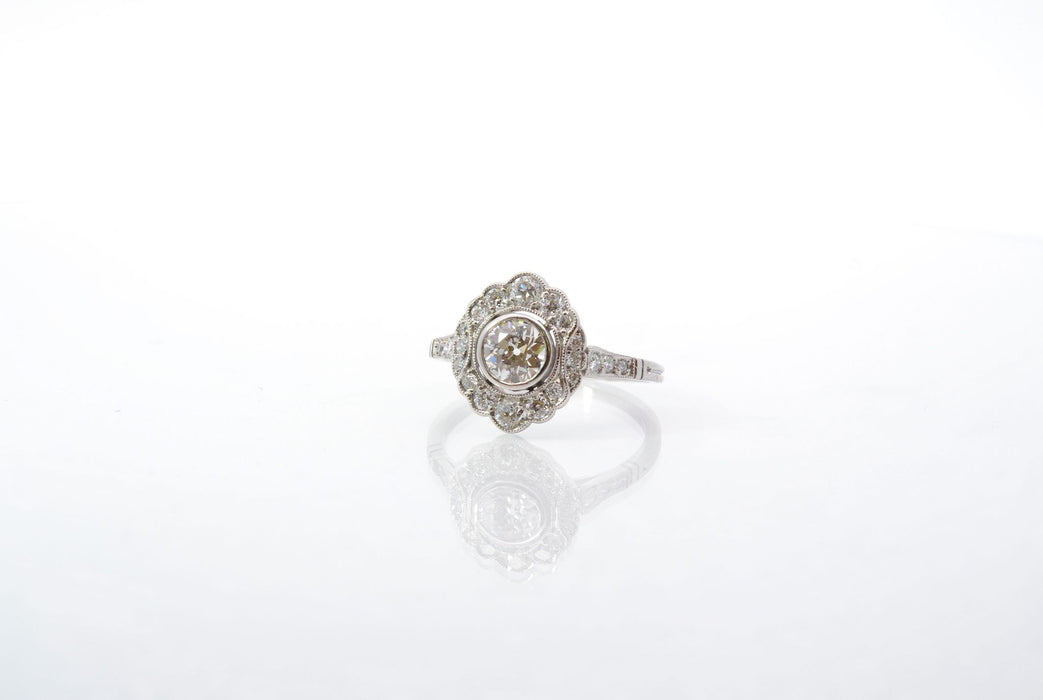 Ring Art Deco Diamanten