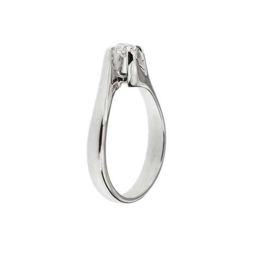 Bague 52 Bague solitaire Or blanc Diamant 58 Facettes 31624