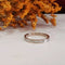 Bague Alliance or rose et blanc et diamants Maison L’Alliancier 58 Facettes