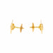 Boucles d'oreilles Boucles d'oreilles Puces Or jaune Diamant 58 Facettes 3013240CN