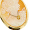 Pendentif Broche pendentif camée en or jaune 58 Facettes 37486