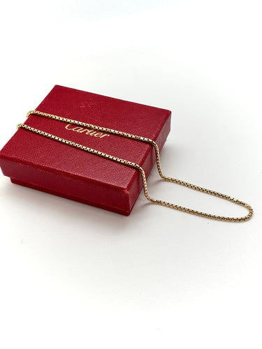 Collier CARTIER CHAINE MAILLE VENITIENNE 58 Facettes M9215