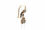 Boucles d'oreilles Dormeuses Or jaune Diamants taille Rose 58 Facettes 22964