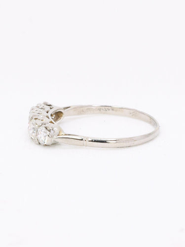 Bague 54 Bague jarretière Art Deco diamants 58 Facettes 1163.7