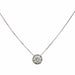 Collier Collier Or blanc Diamant 58 Facettes 3440606CN