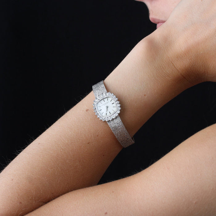 Montre Montre or blanc diamants Berney Blondeau 58 Facettes 24-212