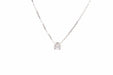 Collier Collier or blanc diamant 0,30ct 58 Facettes 26182