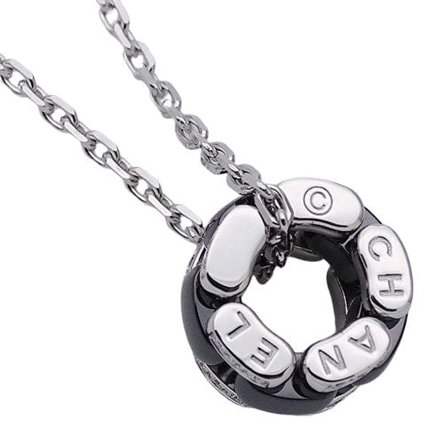 Collier CHANEL - Collier Ultra en or blanc, céramique noire et diamants 58 Facettes