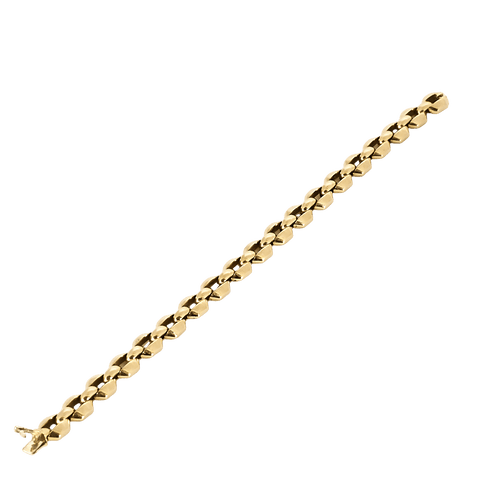 CARTIER - "FOXTROT" bracelet in yellow gold 