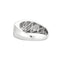 Bague 56 Bague or blanc et diamants 58 Facettes BO/230143