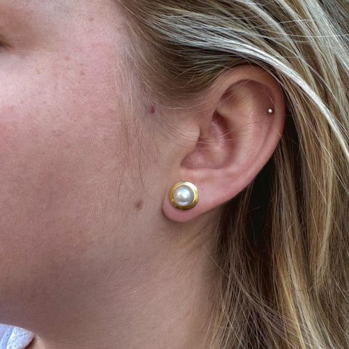 Boucles d'oreilles Boucles d'oreilles or jaune perles 58 Facettes D58E9815BB6846309162BD537BE070DD