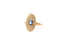 Bague 56 Bague vintage saphir et diamants en or jaune 58 Facettes 26118