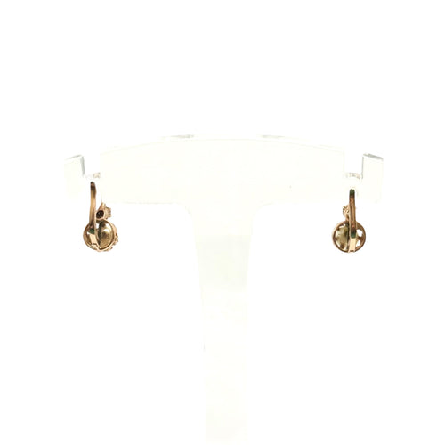 Boucles d'oreilles Petites dormeuses perles et diamants 58 Facettes REF2513-280