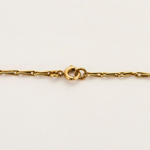 Collier Collier draperie or jaune et perles 58 Facettes NAR0151