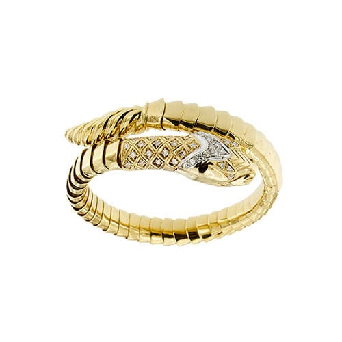 Bracelet Bracelet serpent avec diamants 58 Facettes 39752