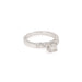 Bague 50 Bague solitaire diamants or blanc 58 Facettes BD169