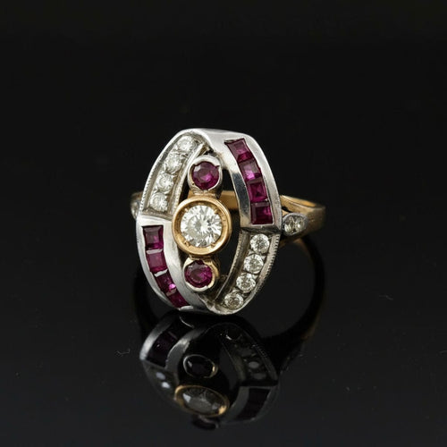 Bague Anello di Epoca Art Déco 58 Facettes