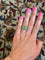 Bague 54 Vintage yellow gold and emerald ring 58 Facettes