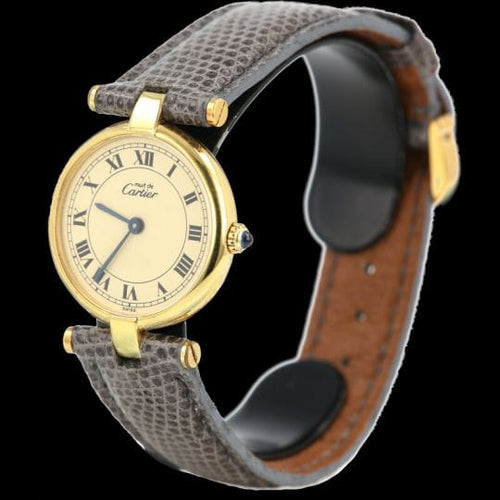 Montre Cartier Montre Must De Cartier Vermeil 58 Facettes MT44860