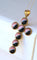 Pendentif Pendentif Croix Cabochon d'Agate sur Or jaune 58 Facettes