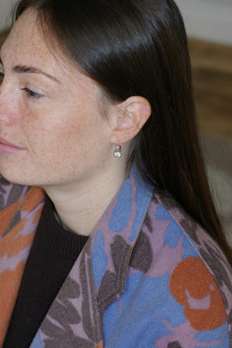 Boucles d'oreilles Boucles d'Oreilles Dormeuses Anciennes Diamants 2,15 Cts 58 Facettes