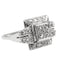 Bague 57 Bague Or blanc Diamant 58 Facettes 2698712CN