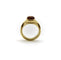 Bague 50 Bague vintage Tiffany & Co. en or 18 carats avec cabochon de citrine croisée 58 Facettes A2001V